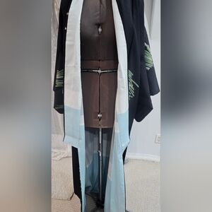 MODER Design Black and Green Women's KIMONO